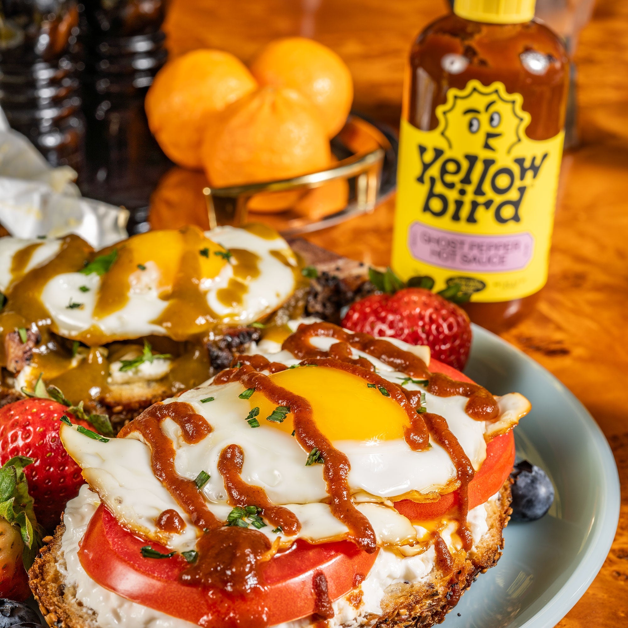 Hot Sauce Made with Organic Ghost Pepper U6